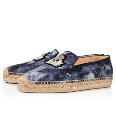 Alpargatas Nanou Orlato Christian Louboutin Mujer - Multicolor/Azules - 3201154BW1E